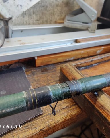 Broken butt ring before image 